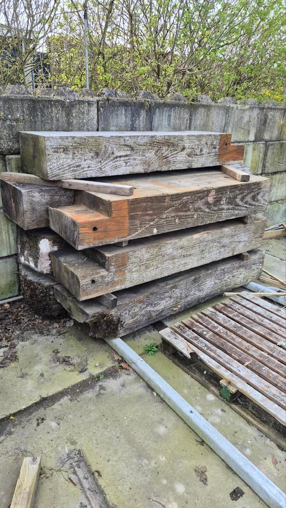 ZWARE BALKEN. BIEDEN, Ophalen of Verzenden, 250 cm of meer, Balken