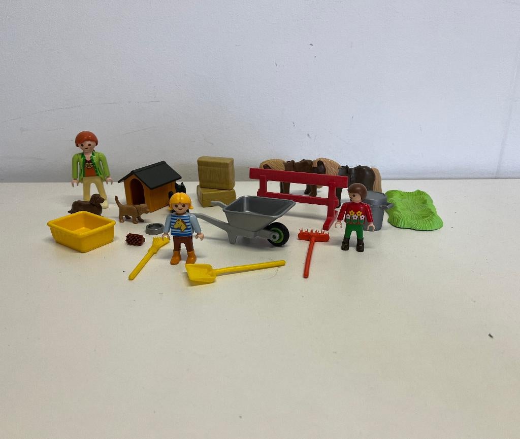 Dieren nr 100: Toebehoren Boerderij 4055 Manege 4190 3120, Kinderen en Baby's, Speelgoed | Playmobil, Ophalen of Verzenden, Gebruikt