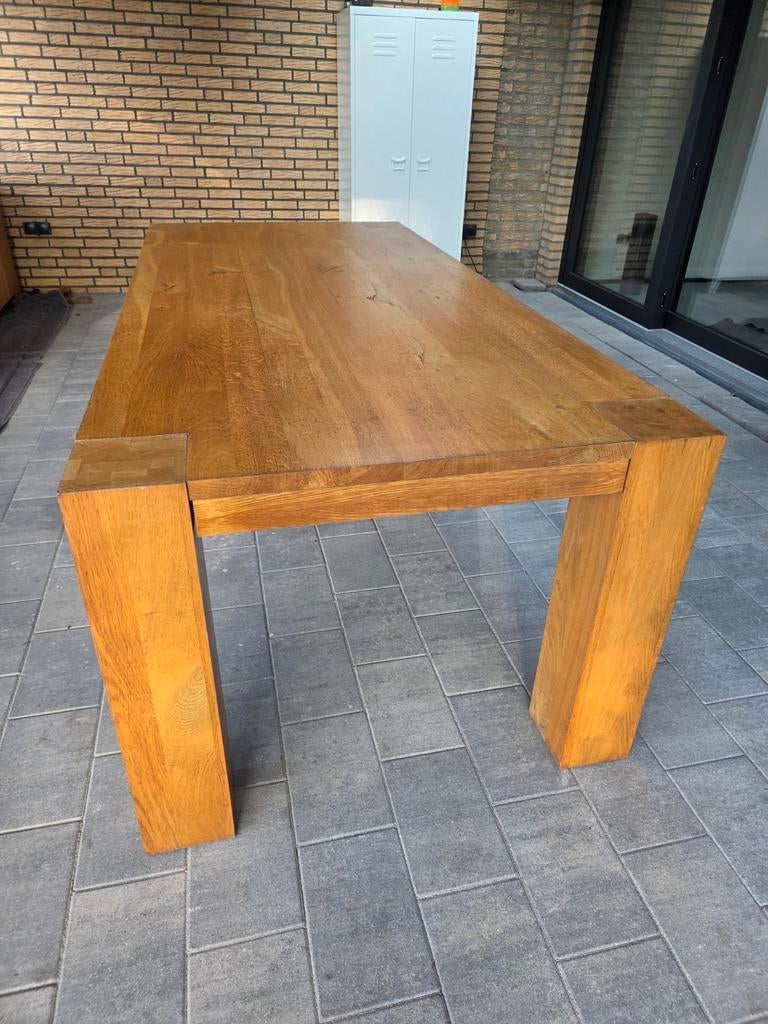 Quint Meubelset: Eikenhouten Eettafel en Dressoirs, Ophalen, Gebruikt, 100 tot 150 cm, Eikenhout