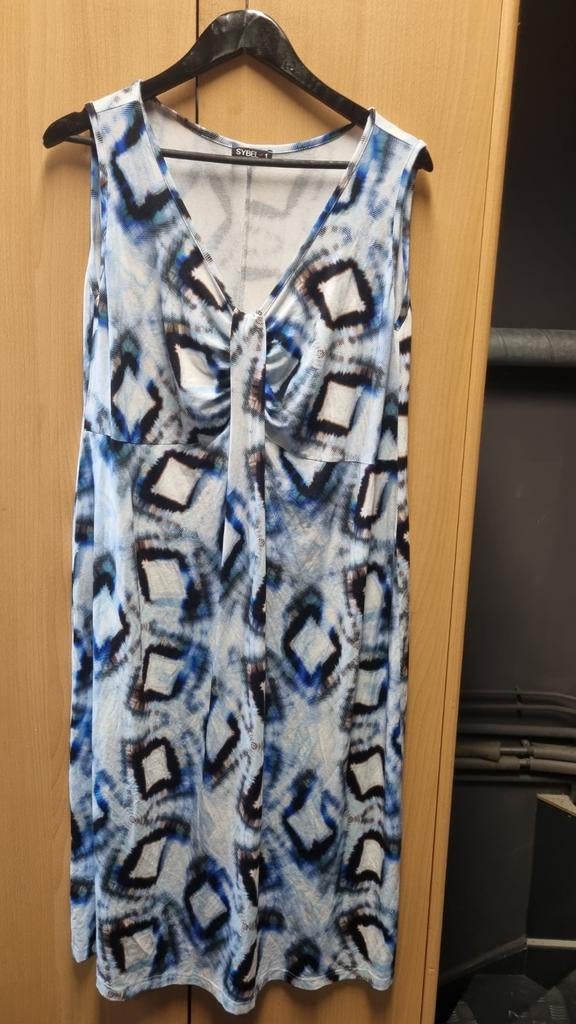 Goeduitziende zomerjurk maat 46/48, Ophalen of Verzenden, Gedragen, Maat 46/48 (XL) of groter, Blauw
