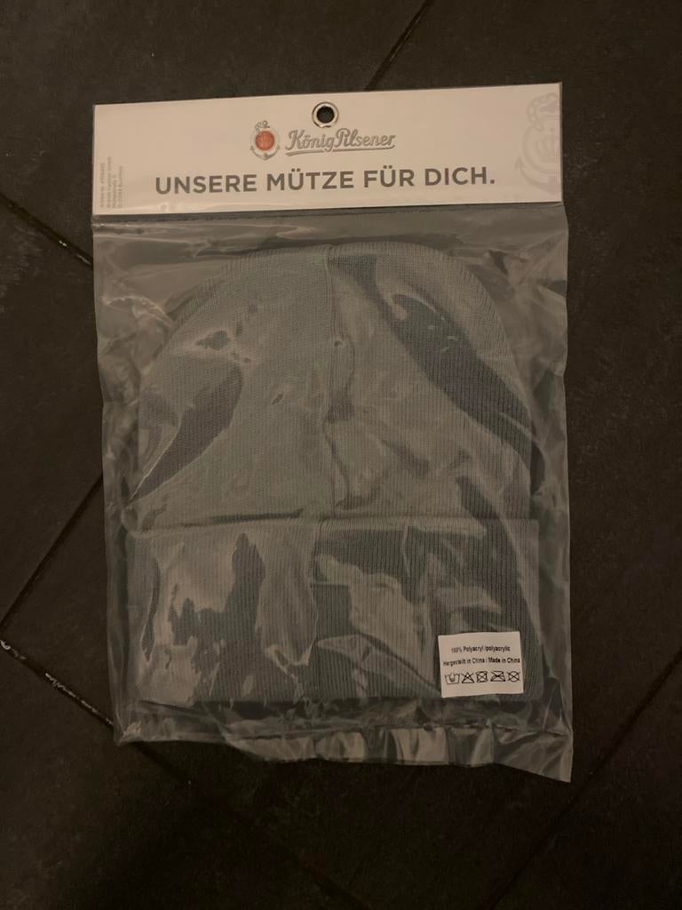 Nieuwe König Pilsener Muts - Grijs, Ophalen, Nieuw, Muts