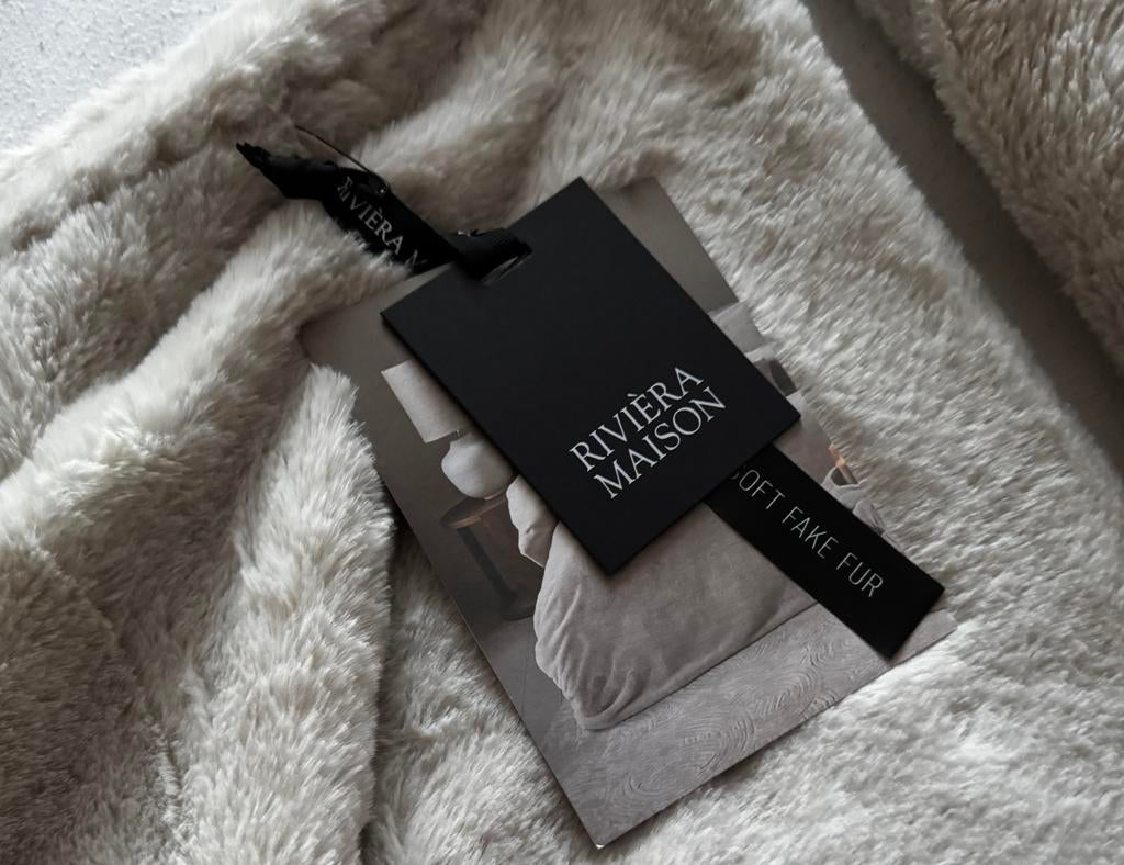 Dekbed overtrek riviera maison, Beige, Dekbedovertrek, Tweepersoons, Ophalen of Verzenden