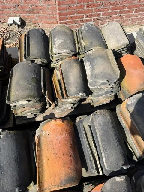 Oude dakpannen, Ophalen, Dakpannen, Gebruikt, 10 tot 15 m²
