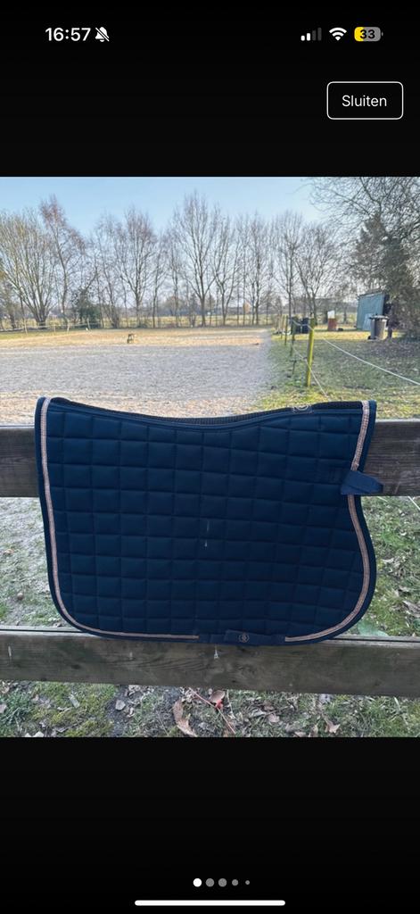 BR blauw spring dekje, Dieren en Toebehoren, Ophalen of Verzenden, Zo goed als nieuw
