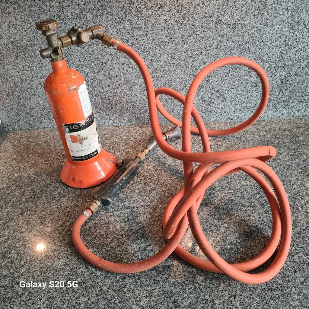 Sievert pro brander met slang en gasfles, Ophalen of Verzenden, 250 ampère of meer, Overige typen