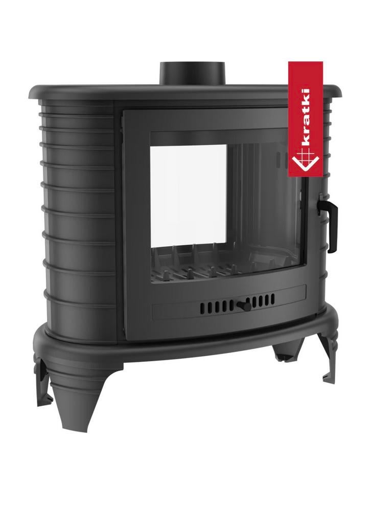 26045 Gietijzeren tunnelhaard NIEUW koza k8, Huis en Inrichting, Kachels, Nieuw, Vrijstaand, Houtkachel, Hout, Ophalen