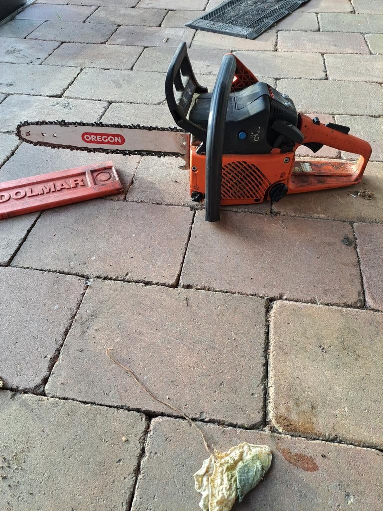 Kettingzaag dolmar., Ophalen of Verzenden, Gebruikt