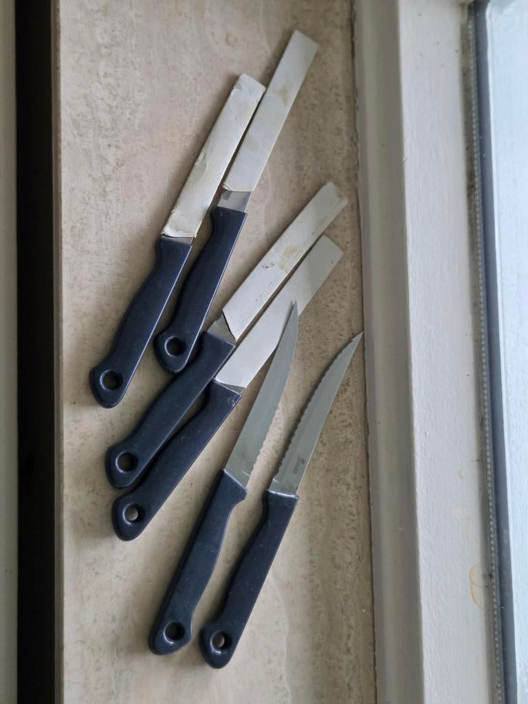 Steakmessen set - 6 stuks, Ophalen of Verzenden