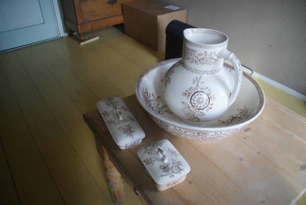 lampetstel Stoke Regout, Antiek en Kunst, Antiek | Keramiek en Aardewerk, Ophalen of Verzenden