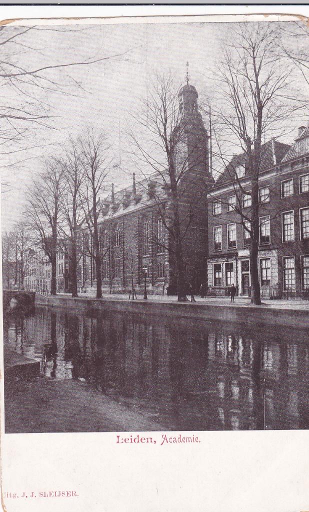 Leiden.  Academie.  **, Verzenden, 1920 tot 1940, Ongelopen, Zuid-Holland