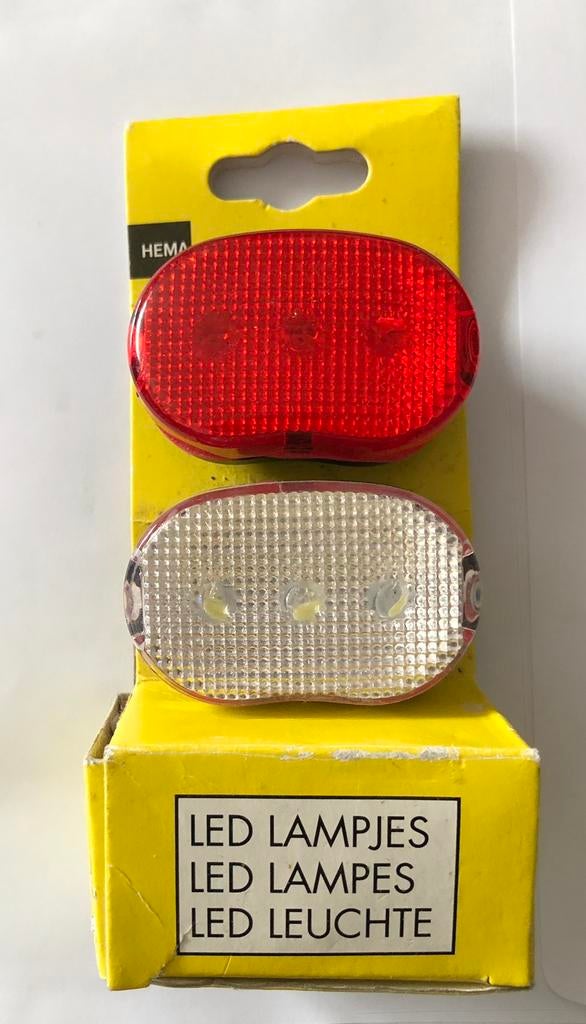 LED fietslampje nieuw, Ophalen, Zo goed als nieuw, Batterij, Verlichtingsset