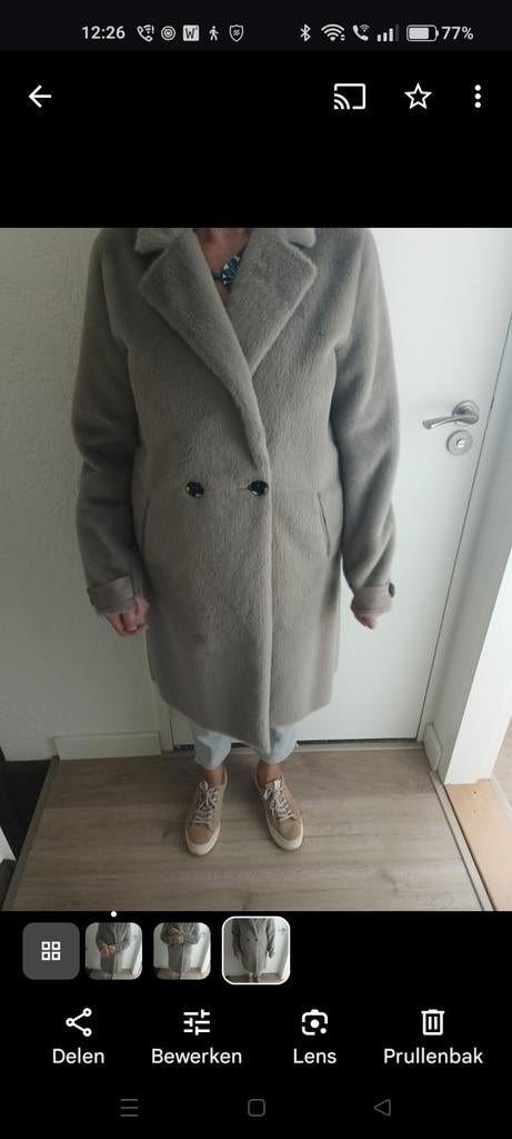 Rino en Pelle dames mantel, Kleding | Dames, Jassen | Winter, Ophalen of Verzenden, Nieuw, Zwart