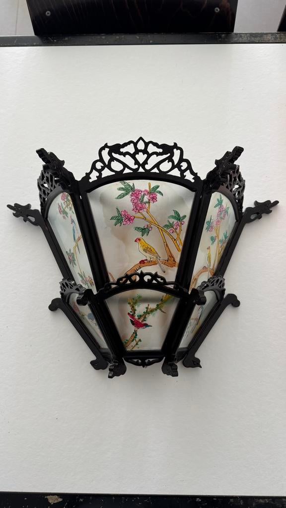 2 Chinese paleislantaarns voor aan de wand, Antiek en Kunst, Antiek | Lampen, Ophalen