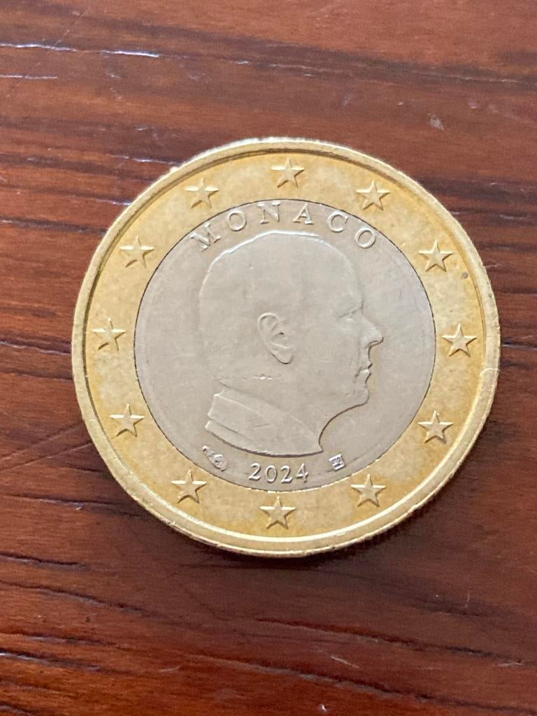 Monaco 1 Euro munt 2024, Postzegels en Munten, Munten | Europa | Euromunten, Ophalen of Verzenden, Monaco, 1 euro, Losse munt