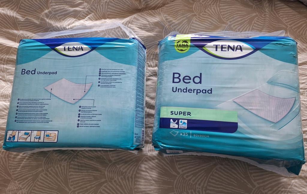 Tena onderleggers super 60x90 cm, Diversen, Ophalen of Verzenden