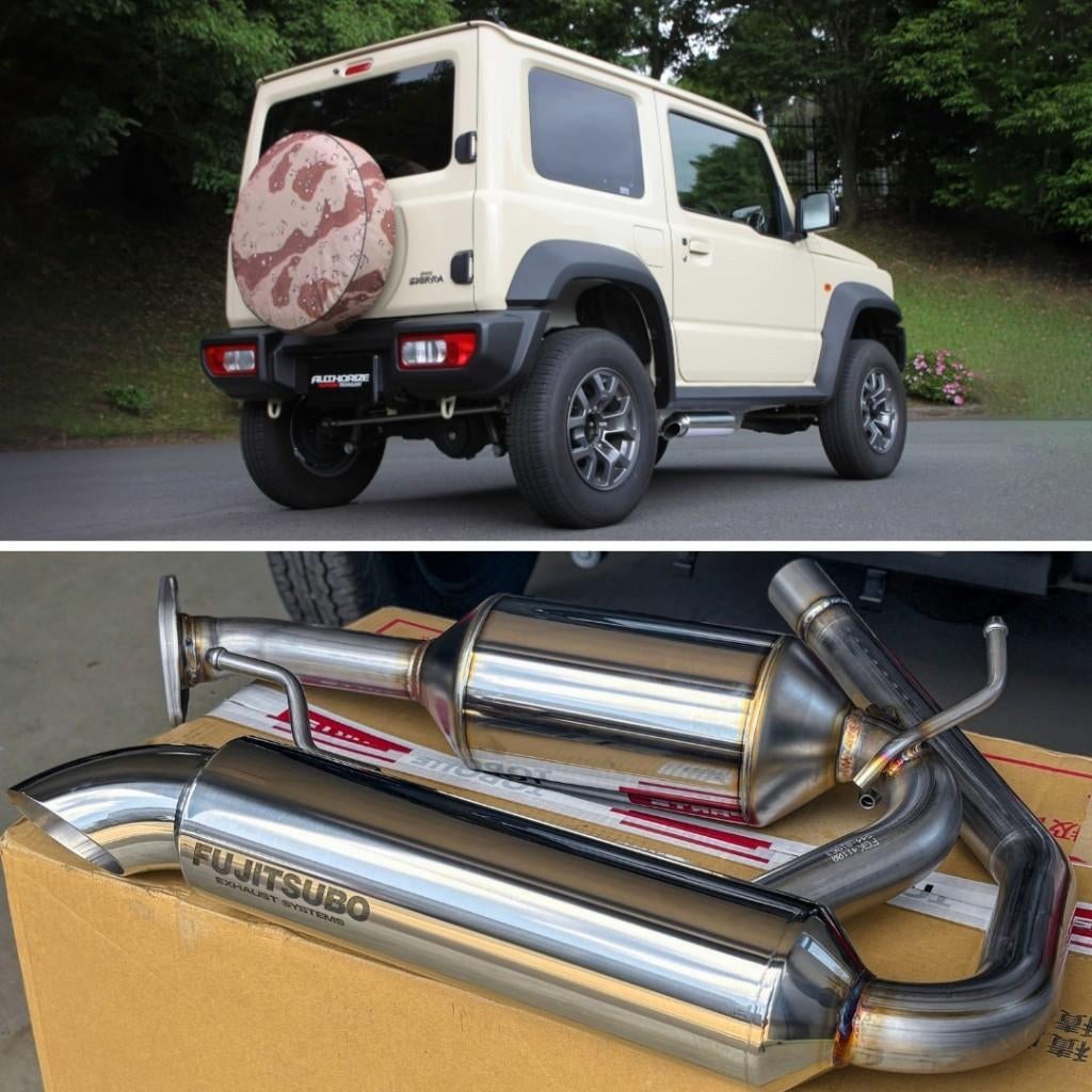 Fujitsubo AR Catback uitlaatsysteem Suzuki Jimny K15B JB74W, Auto diversen, Tuning en Styling, Ophalen of Verzenden