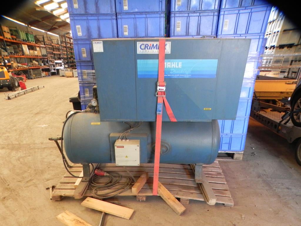 Compressor Crimex schroef, Ophalen, Gebruikt, 200 tot 400 liter/min, 10 bar of meer