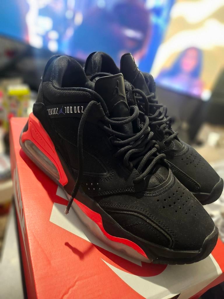 Nike Air Jordan Point Lane "Black Infrared" – Maat 43 - ZGAN, Ophalen of Verzenden, Zo goed als nieuw, Zwart