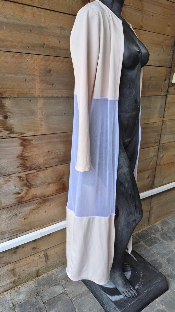 Lange gilet Jutka en Riska L nieuw met prijskaartje, Beige, Maat 42/44 (L), Nieuw, Ophalen of Verzenden