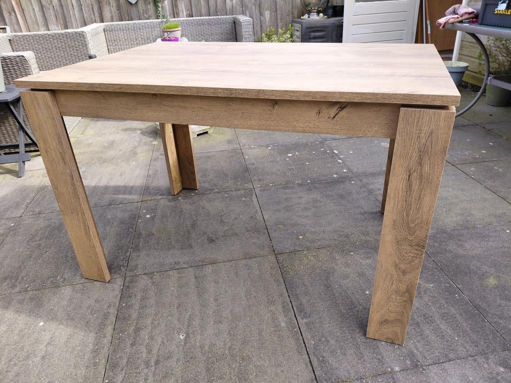 Houten eettafel, Ophalen, Gebruikt, 100 tot 150 cm, 50 tot 100 cm