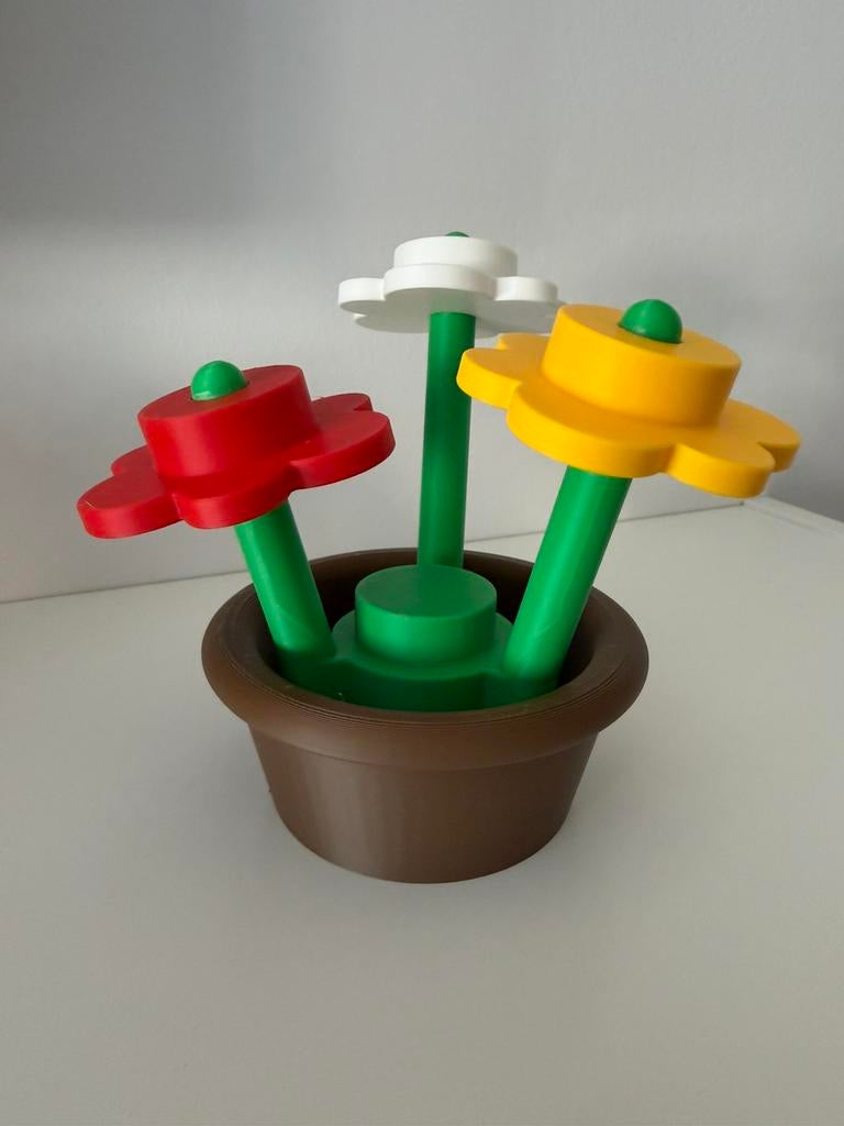 Amazing giant lego flowers 3d printing, Ophalen, Meerkleurig, Kunststof, Botanisch