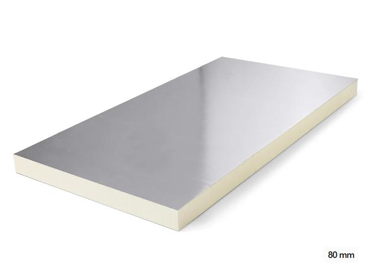 PIR 80 mm – 2400 x 1200 mm – Hoge isolatiewaarde - Nieuw, Ophalen, Nieuw, Hardschuim (Pir), 15 m² of meer
