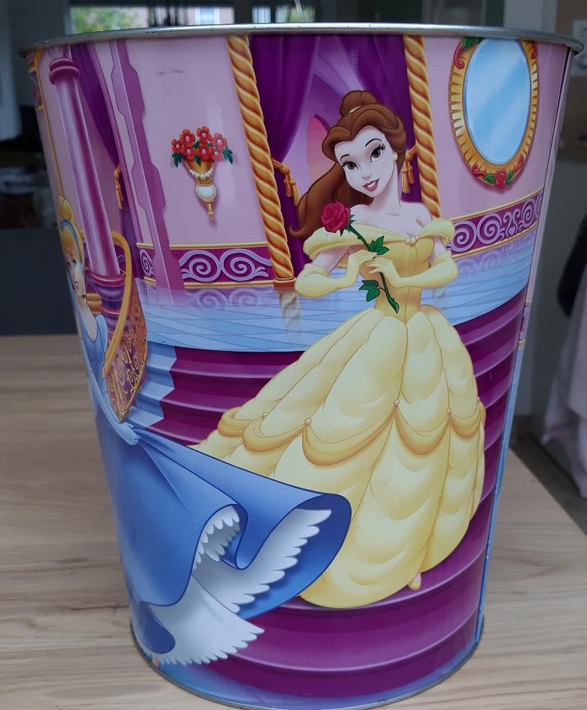 Prullenbak Disney, Ophalen of Verzenden, Assepoester of Belle, Gebruikt, Overige typen
