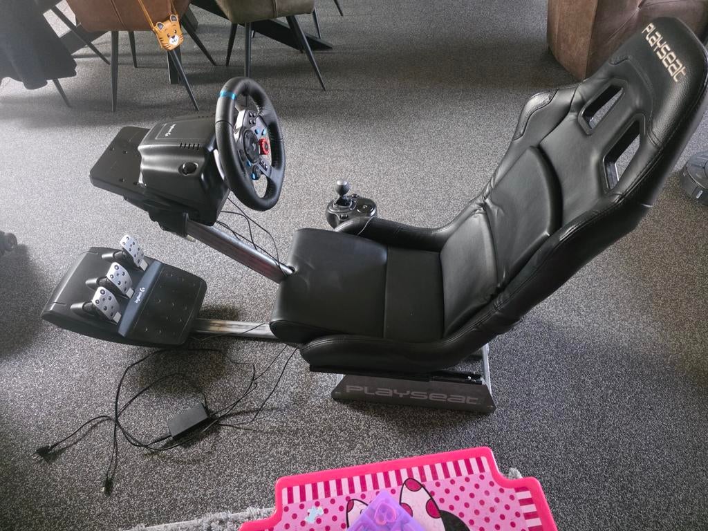 Playseat met Logitech G29 Stuur en Schakelpook, Ophalen, Zo goed als nieuw