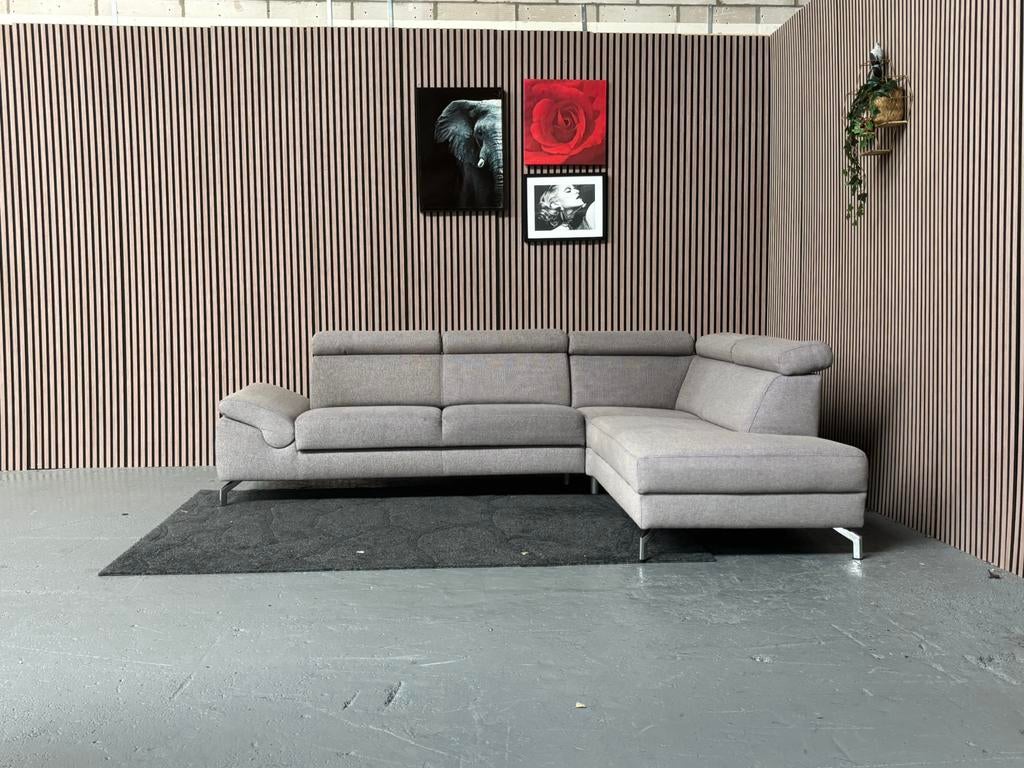 GRATIS LEVERING Montel Modena Hoekbank 275x210 GEREINIGD, 250 tot 300 cm, Hoekbank, Ophalen of Verzenden, Zo goed als nieuw