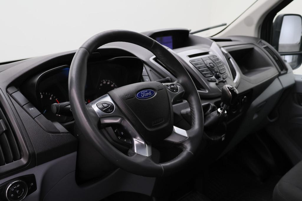 Ford Transit 350 2.2 TDCI L2H2 Ambiente 3-zits, Airco, Verwa, Stof, Gebruikt, Zwart, 4 cilinders