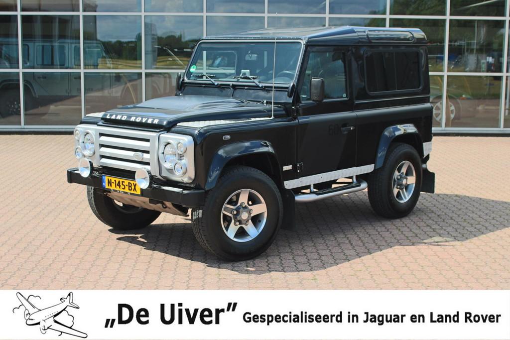 Land Rover Defender 2.4 TD 90 SW SVX 60th Anniversary „De, Keurmerk '100% Onderhouden', Stof, Gebruikt, 4 cilinders
