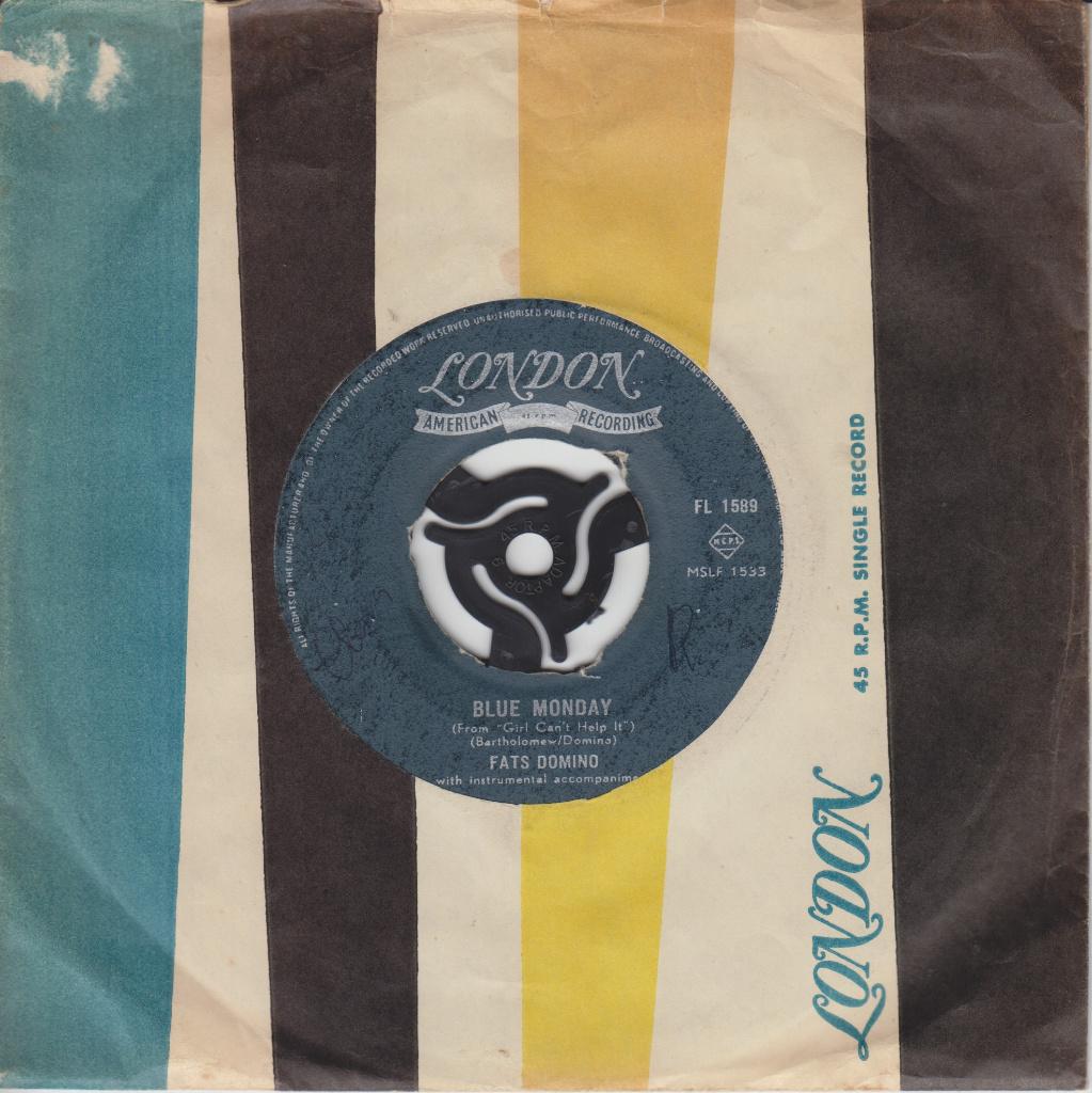 FATS DOMINO - Blue Monday, Gebruikt, 7 inch, Single, Ophalen of Verzenden