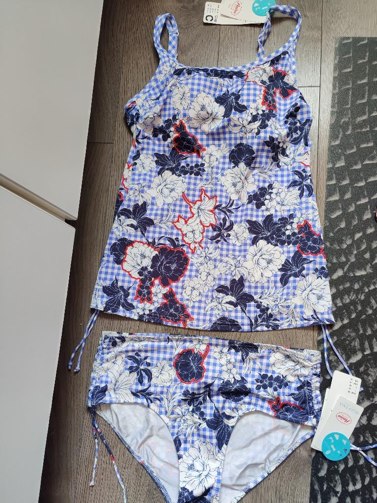 anita care /rosa faia nieuwe prothese tankini 40 top 80C, Kleding | Dames, Ophalen of Verzenden, Nieuw, Blauw, Badpak