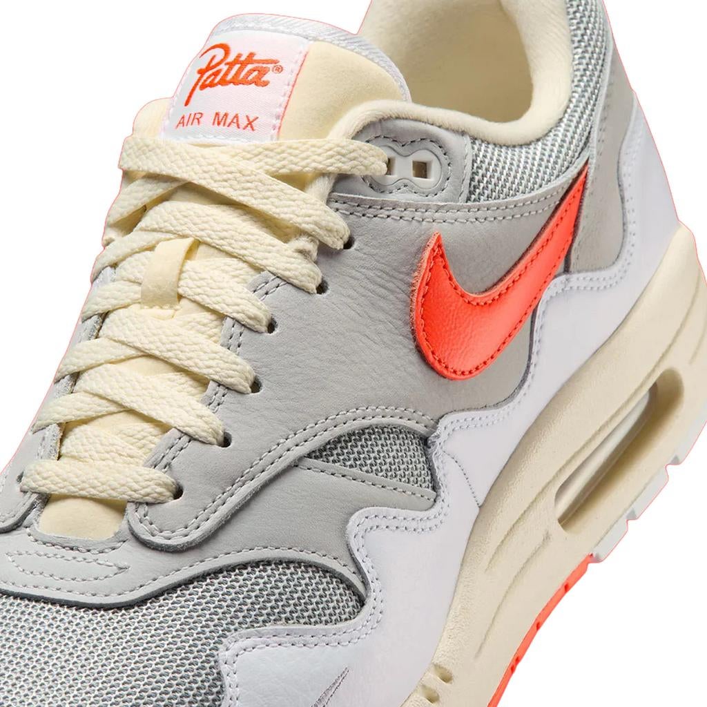 Nike Air Max 1 Patta Waves 'White Hyper Crimson', Kleding | Heren, Schoenen, Ophalen of Verzenden, Nieuw, Wit, Sneakers of Gympen