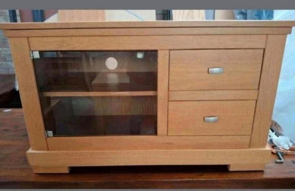 Licht eiken tvkast, Huis en Inrichting, Kasten | Televisiemeubels, Ophalen, 50 tot 100 cm, Zo goed als nieuw, Minder dan 100 cm