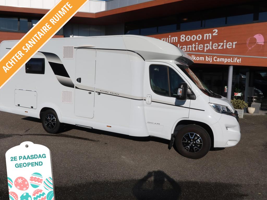 Hobby Optima Ontour 70 E LAGE ENKELE BEDDEN DOUCHE, Caravans en Kamperen, Campers, Hobby, Tot en met 2, Airbags, Ringverwarming