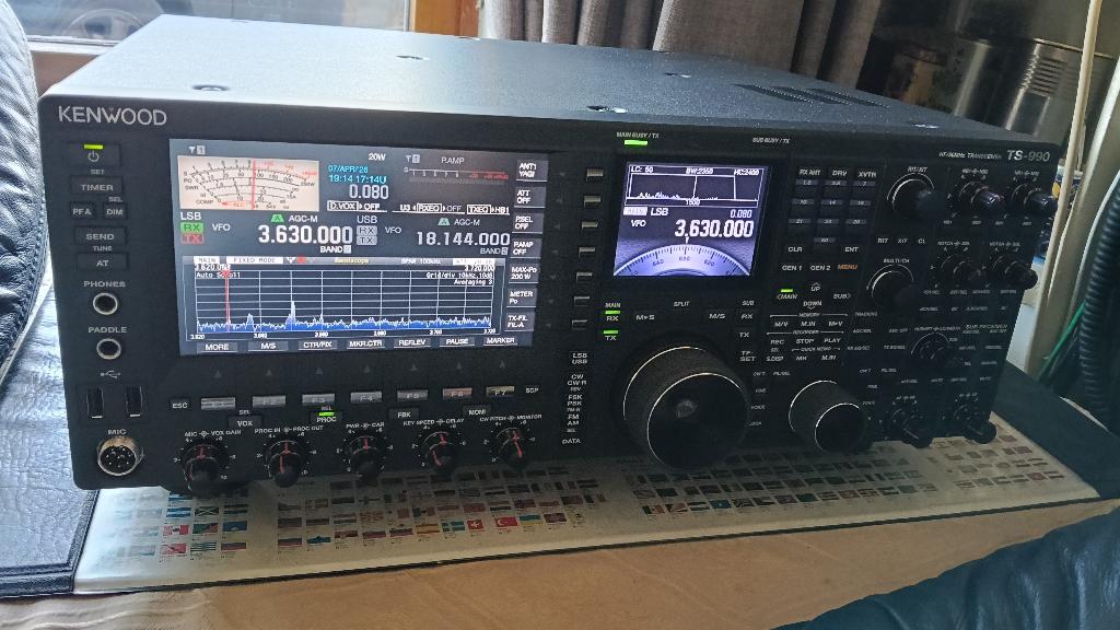 Kenwood TS-990 + SP-990 speakerbox, Ophalen of Verzenden, Zo goed als nieuw, Zender en Ontvanger