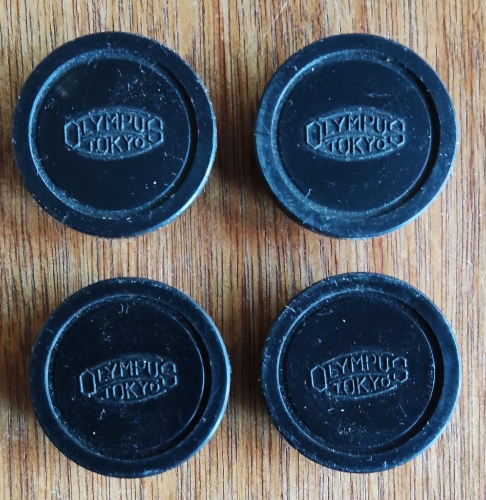 4 OlympusTokyo lensdoppen originele, Ophalen of Verzenden