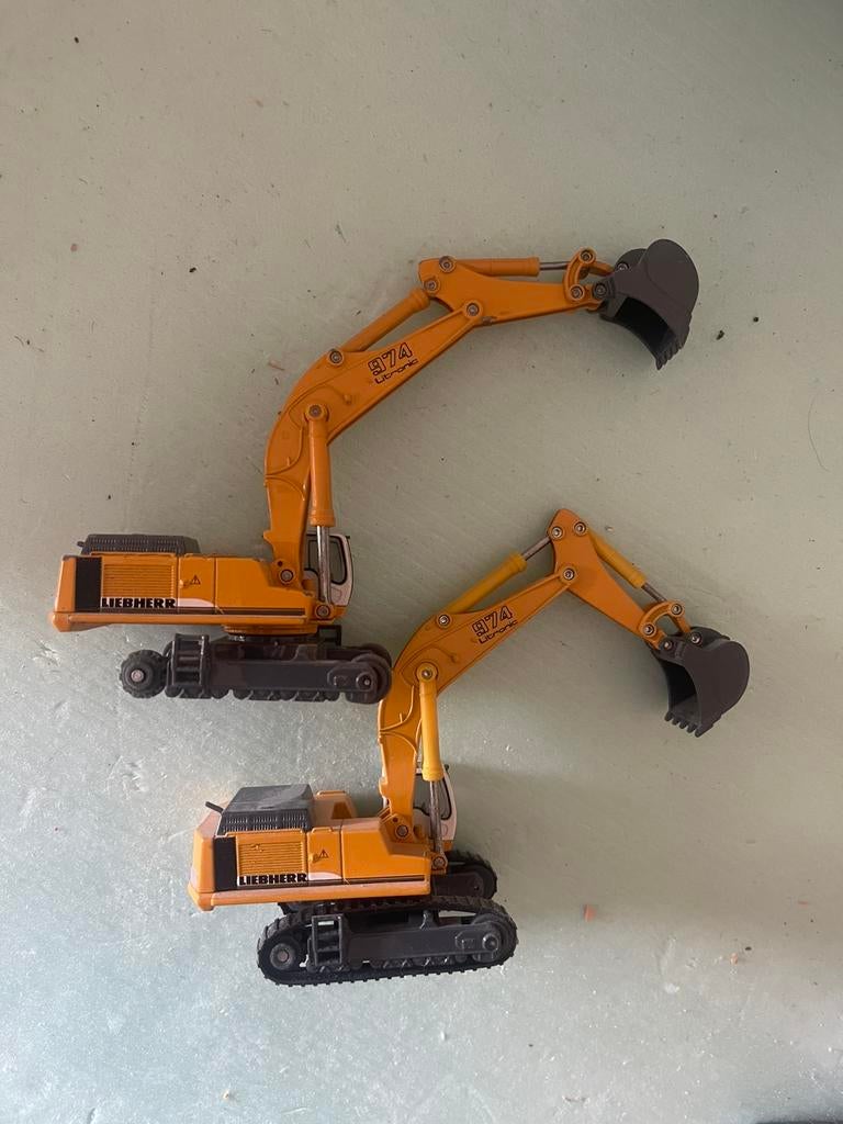 Metalen Siku dragline Liebherr, Ophalen of Verzenden, Zo goed als nieuw