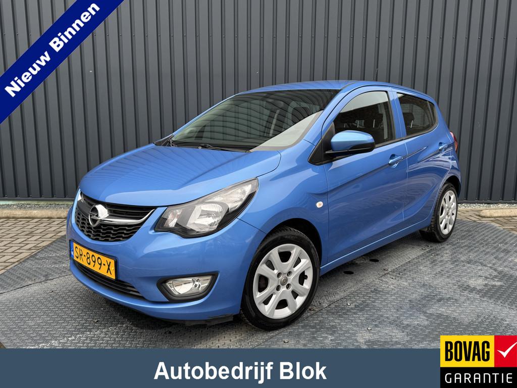 Opel KARL 1.0 ecoFLEX Edition | Bluetooth | Parkeersensoren, Voorwielaandrijving, Stof, Gebruikt, Blauw