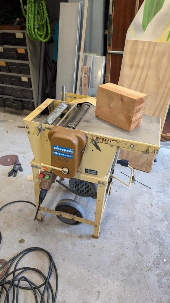 Sheppach hm2 vlak-vandiktebank, Ophalen, Gebruikt, Elektrisch