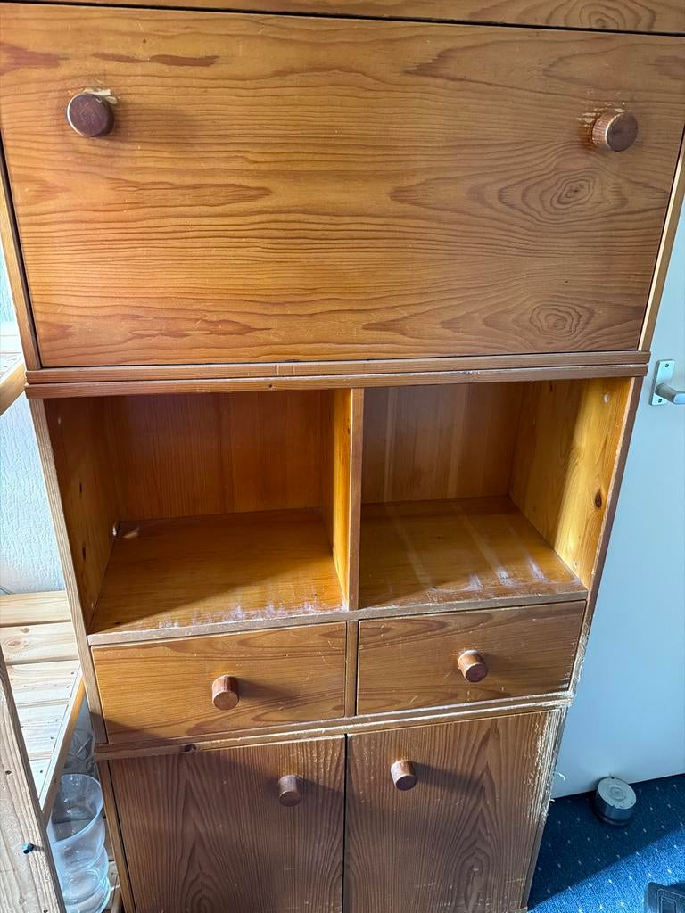 Grenen kast gratis af te halen - 189x80x32 cm, Huis en Inrichting, Ophalen, Gebruikt