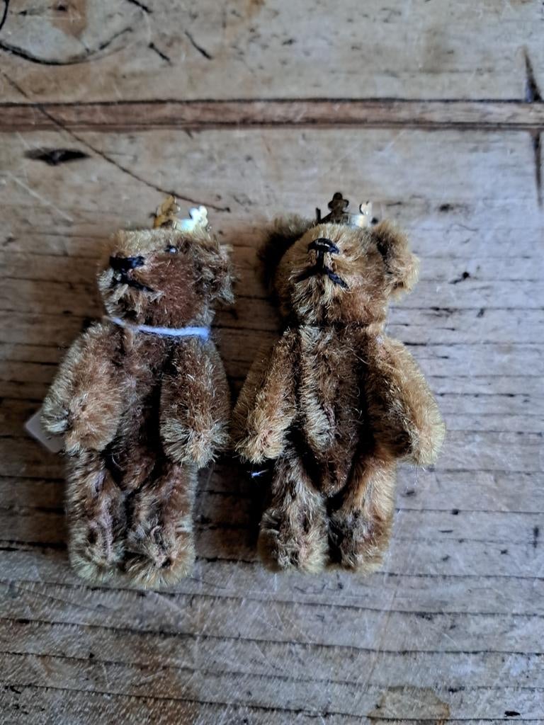 2 antieke Berliner  beertjes  Shuco, Ophalen of Verzenden
