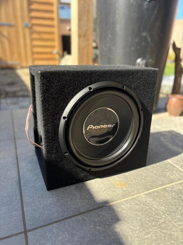 Pioneer GXT-3730B auto subwoofer+GM-A3702 versterker, Auto diversen, Autospeakers, Ophalen, Gebruikt