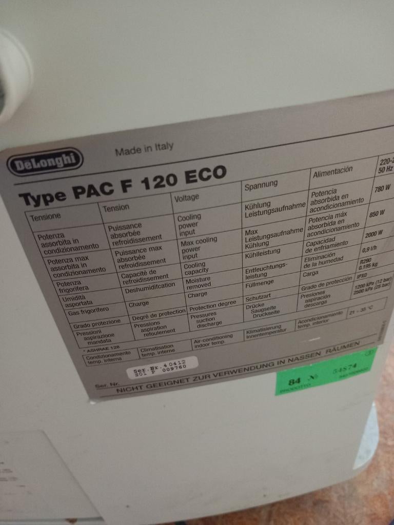 DeLonghi Pinguino PAC120ECO Mobiele Airco - Krachtig & Eco, Ophalen of Verzenden