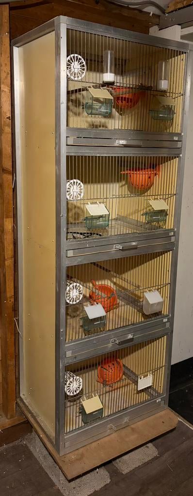 Vogelkweekkooi broedkooi, Dieren en Toebehoren, Ophalen, Zo goed als nieuw, Aluminium, Volière