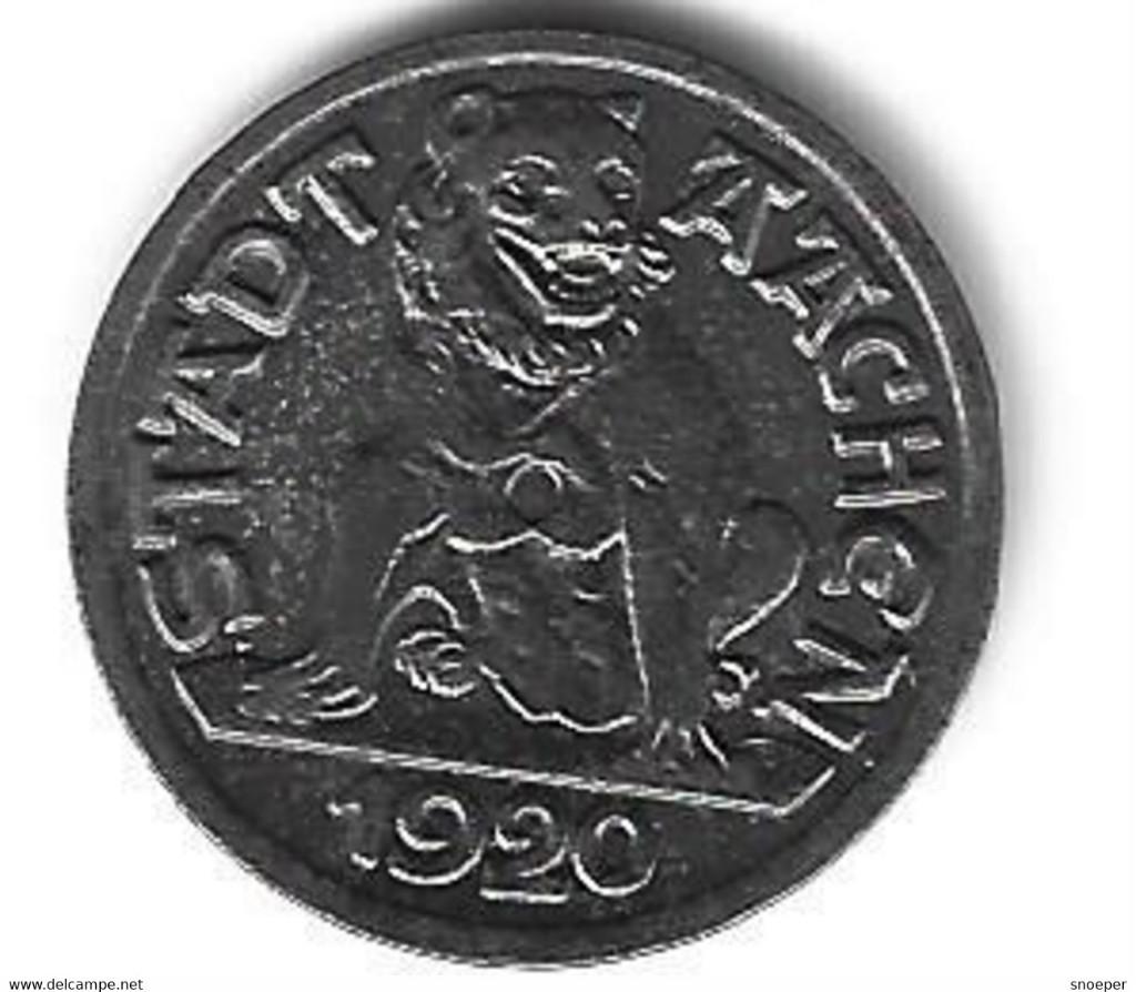 notgeld aachen 10 pfennig 1920 fe 1.1i, Verzenden, Duitsland, Losse munt