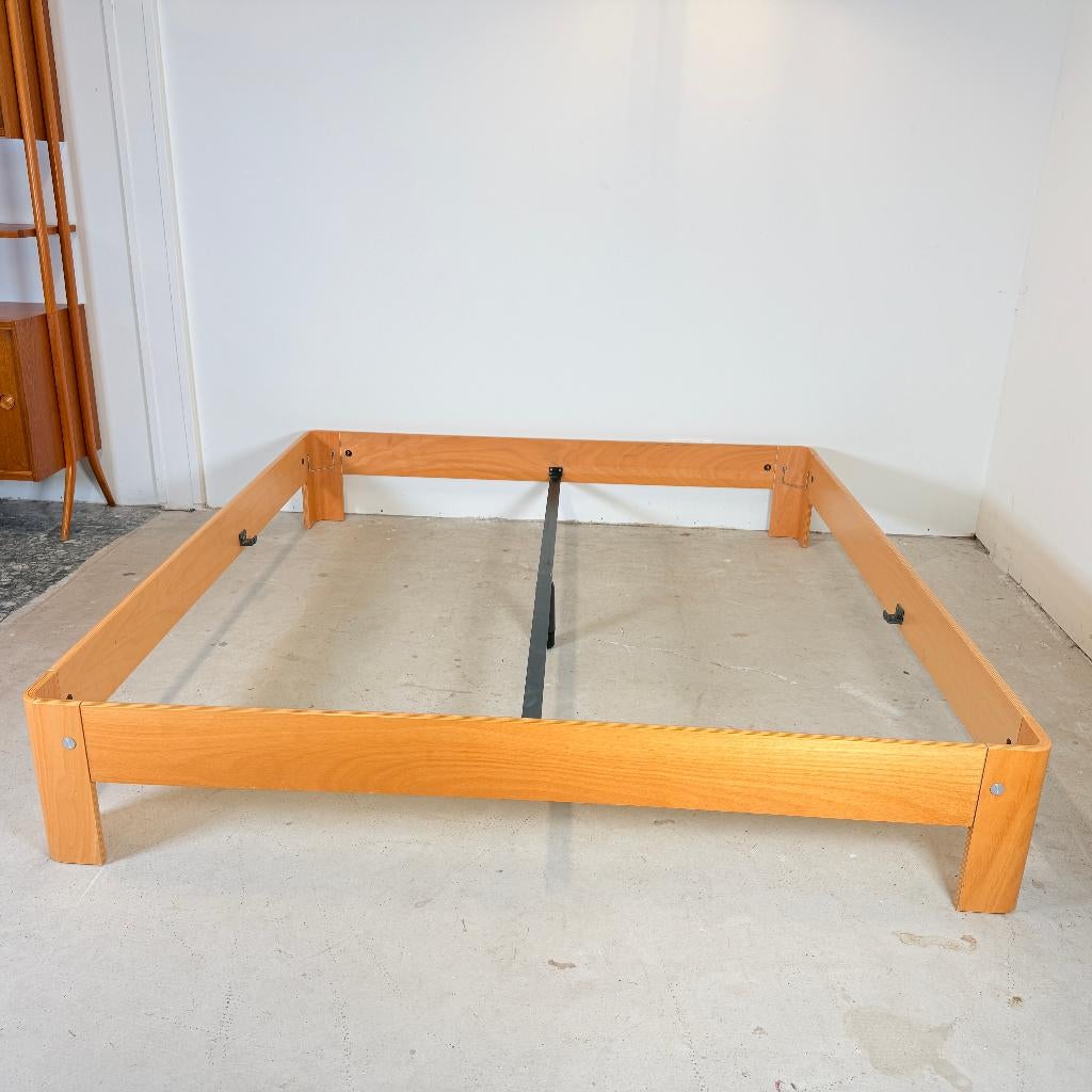 Auping Auronde 180 x 200 bedombouw beuken, Ophalen, Gebruikt, Info@auping.nl, 180 cm