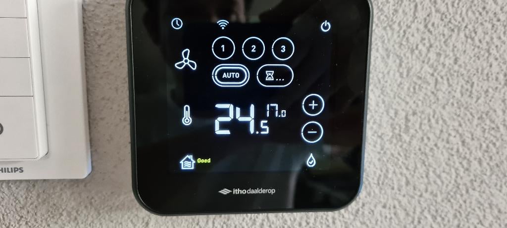 Itho Daalderop thermostaat, Ophalen of Verzenden, Gebruikt, Binnenthermometer
