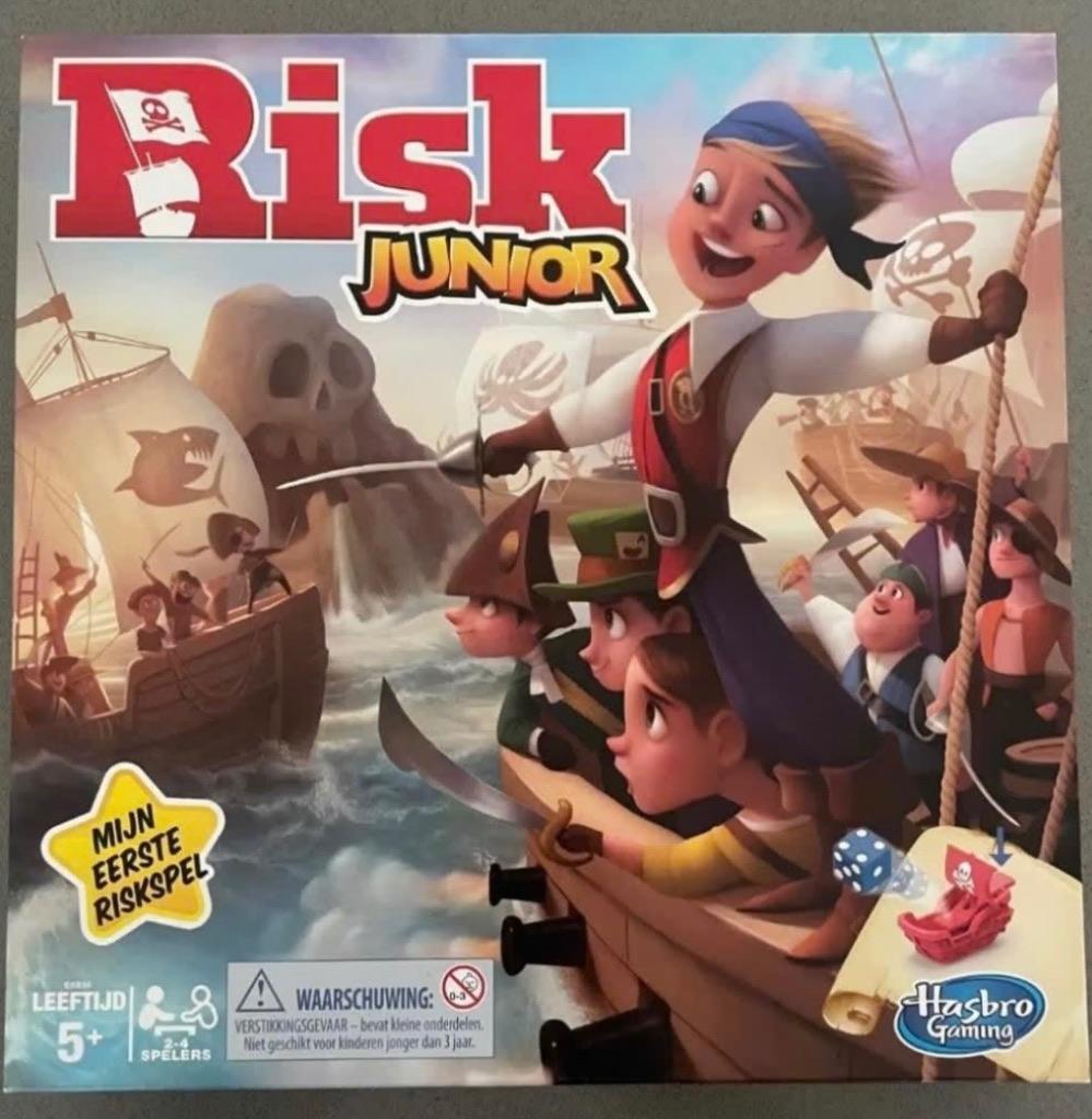 Risk junior (als) nieuw., Hobby en Vrije tijd, Gezelschapsspellen | Bordspellen, Ophalen, Zo goed als nieuw